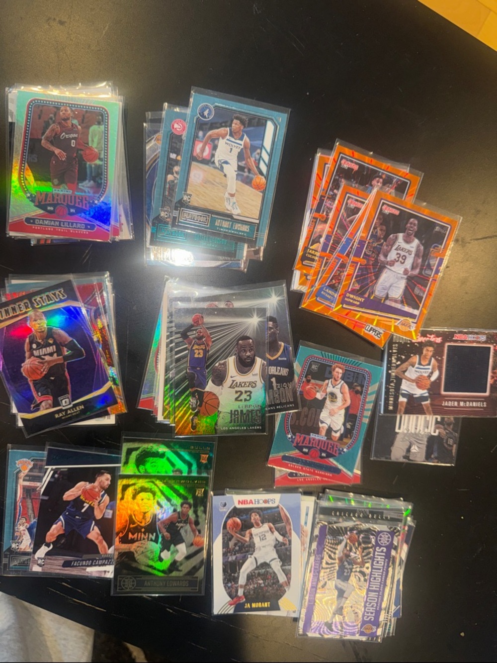 Assorted Basketball Trading Cards -lot